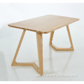 Nordic style Solid wood rectangle dining table